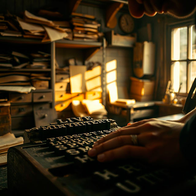 Un composteur de typographe au plomb. Composing-stick-flux-ablyai.jpg