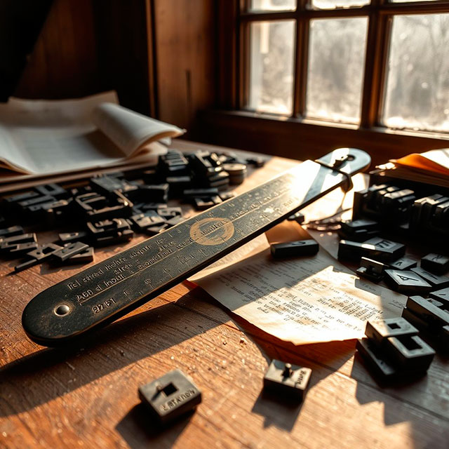 Un composteur de typographe au plomb. Composing-stick-hormoz.jpg