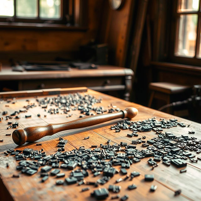 Un composteur de typographe au plomb. Composing-stick-mistral.jpg