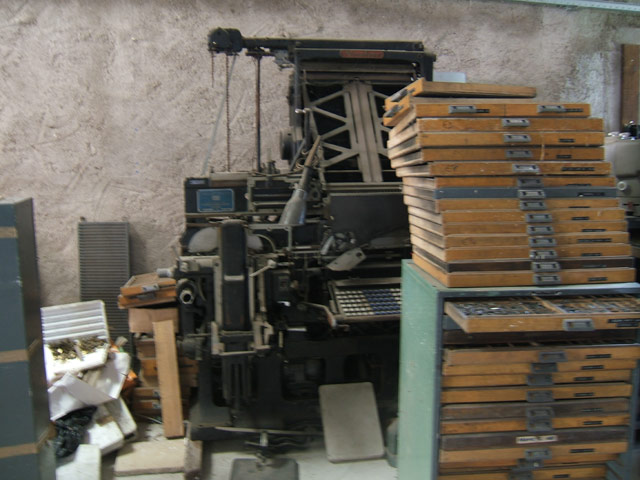 Casses et Linotype Casses et Linotype