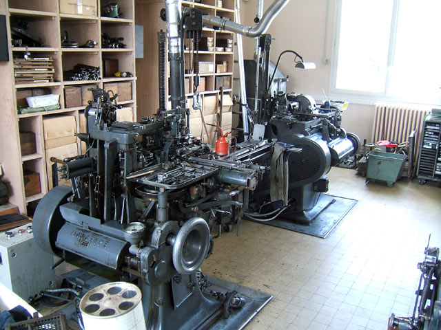 Fondeuses Monotype Fondeuses Monotype