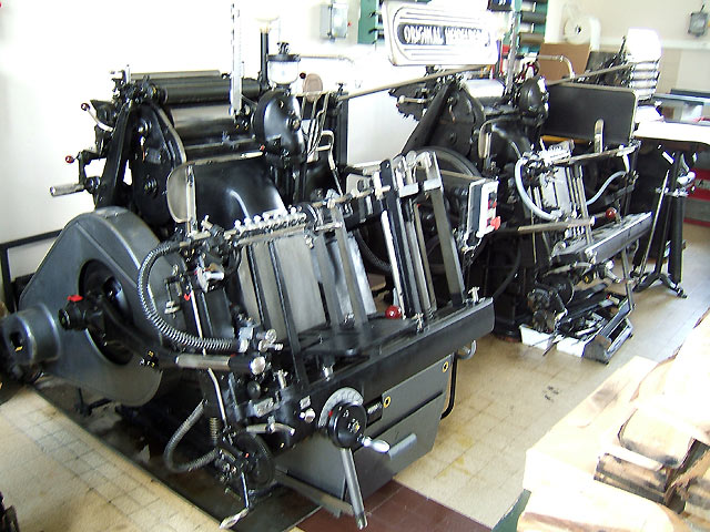 Presses à platine Heidelberg Presses à platine Heidelberg