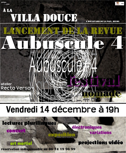 Affiche de la soirée. Affiche de la soirée.