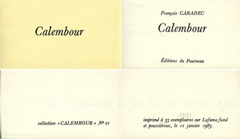 Calembour n° 21 Calembour n° 21