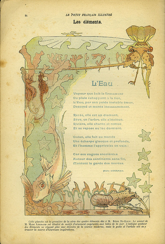 L’eau. L’eau.