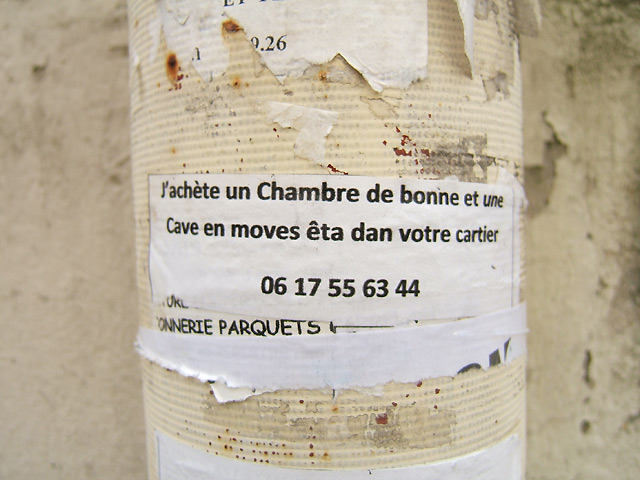 Prose de gouttière. Prose de gouttière.