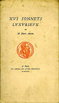 XVI sonnets luxurieux XVI sonnets luxurieux