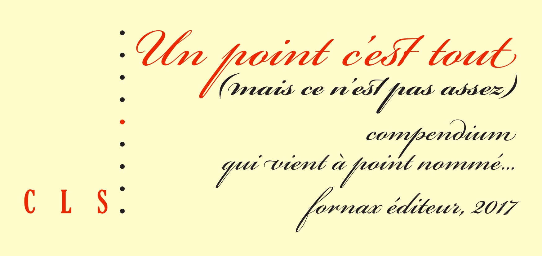 Un point c'est tout Un point c'est tout