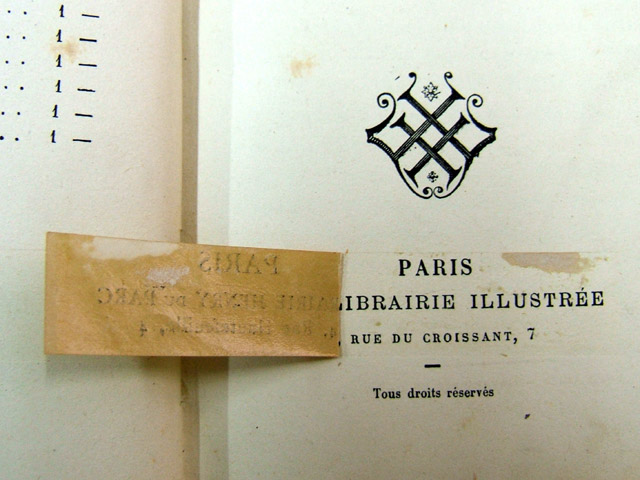 L'Homme roux, étiquette L'Homme roux, étiquette