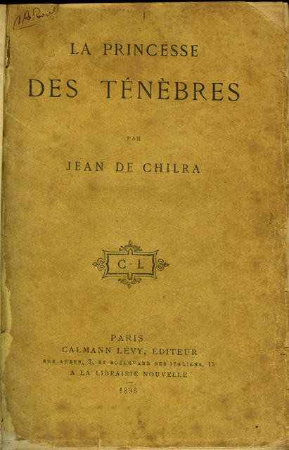 La Princesse des Ténèbres La Princesse des Ténèbres