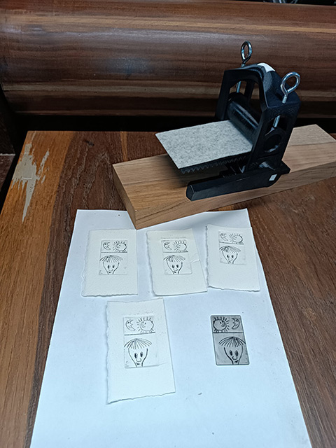 Little press and its first work. PetitePresseTailleDouce2.jpg